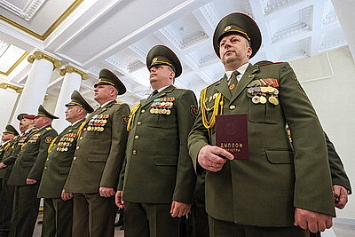 Хренин: созданный в Беларуси цикл военного образования ценится и нашими зарубежными друзьями