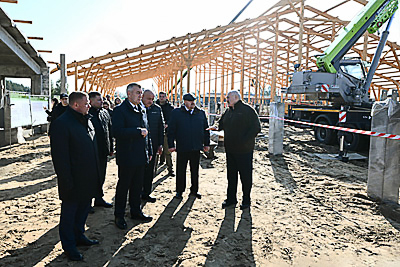 Лукашенко ознакомился с реализацией проектов на Полесье