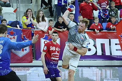 Гандболисты минского СКА сравняли счет в финале чемпионата Беларуси