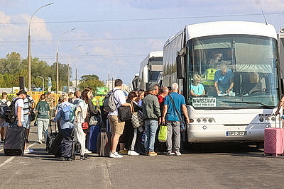 Ситуация у пункта пропуска \"Брест\" на границе с Польшей