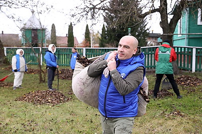 Место с особой энергией. Молодежь помогла в благоустройстве Свято-Афанасьевского мужского монастыря