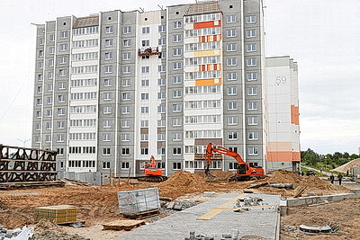 Более 64 тыс. кв.м жилья планируется построить в Мозыре в 2025 году