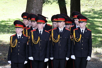 Мемориальную доску в честь Героя Советского Союза Евгения Николаенко открыли в Могилеве