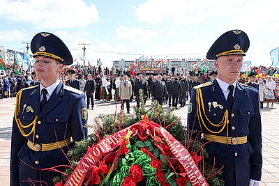 \"Шествие поколений\", военный парад, интерактивные площадки. В Витебске отмечают День Победы