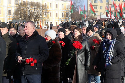 Церемония возложения венков прошла в Могилеве