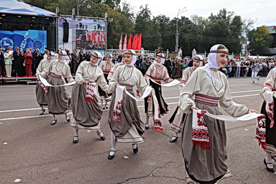 Празднично и ярко отметили День города в Гомеле