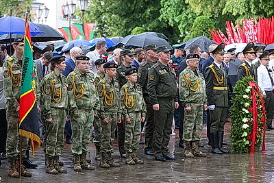 В Гродно прошел митинг ко Дню освобождения города