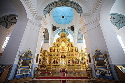 Лукашенко посетил монастырь в Жировичах