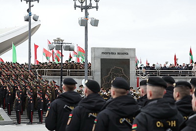 Белорусские военнослужащие принесли клятву на верность народу и Президенту