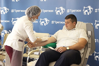 В Беларуси проходит акция ко Всемирному дню донора крови