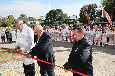 Новую поликлинику открыли в Кричеве во время областного праздника \"Дажынкi-2025\"