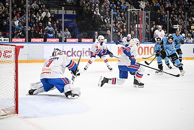 Минские динамовцы уступили СКА и прервали серию из девяти игр с набранными очками