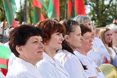 Новую поликлинику открыли в Кричеве во время областного праздника \"Дажынкi-2025\"