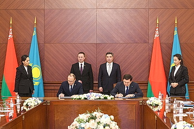 В Астане прошла встреча премьер-министров Беларуси и Казахстана