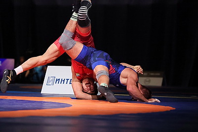 Белорусские борцы завоевали четыре золота на домашнем турнире памяти Караваева