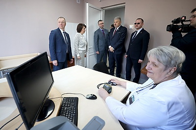 Обновленную Лыщицкую участковую больницу открыли в Брестском районе