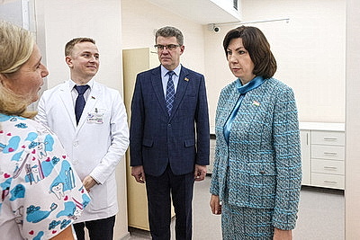 В столичном микрорайоне Лошица открыли новую детскую поликлинику