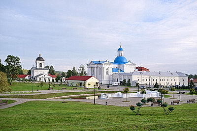 Лукашенко посетил монастырь в Жировичах