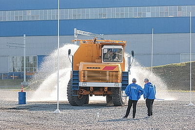 Лучшего водителя БЕЛАЗа выбирают в Жодино