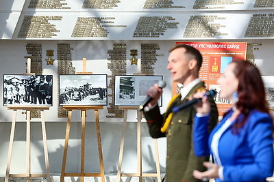 Монгольская фотовыставка \"Победа над Японией\" открылась в Музее истории ВОВ