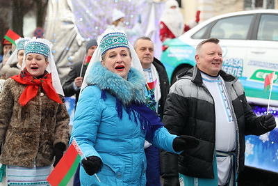 Зимний фестиваль \"Берестейские сани\" провели в Кобрине