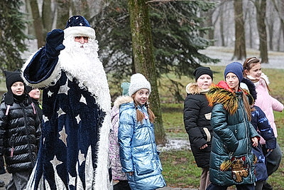 Домик Деда Мороза открылся в минском парке Горького