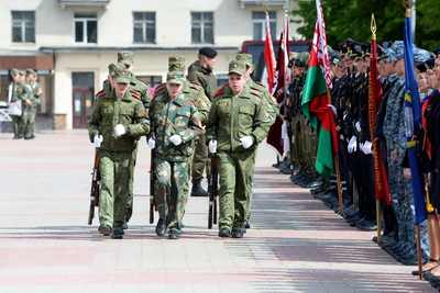 Репетиции парада в честь 80-летия Великой Победы прошли в регионах Беларуси