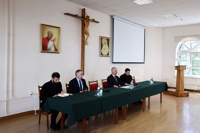 Румак в Гродненской Высшей духовной семинарии: важно служение во благо земли белорусской