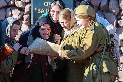 Мемориал в честь партизан легендарной бригады открыли после реконструкции в Полоцком районе