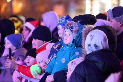 Празднование Нового года в Минске