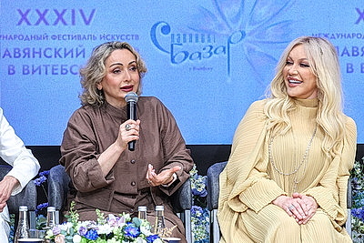 Пресс-конференция с членами жюри конкурса исполнителей эстрадной песни прошла в Витебске