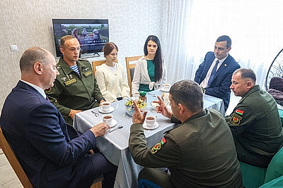 Новый дом для военнослужащих введен в строй в Марьиной Горке