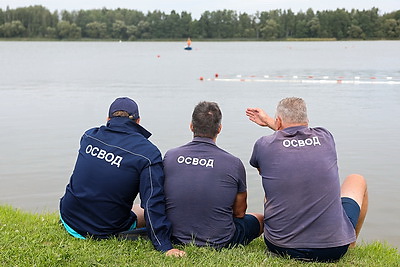 Сотрудники ОСВОДа в Минске соревнуются в спасательном многоборье