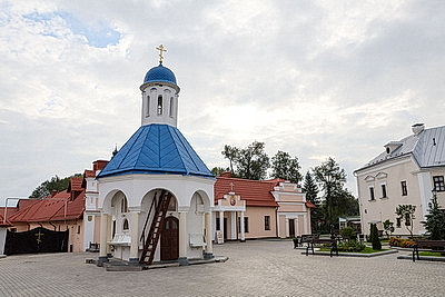 Лукашенко посетил монастырь в Жировичах