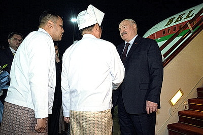 Лукашенко прибыл с официальным визитом в Мьянму