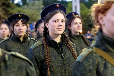 Генеральная репетиция военного парада прошла у стелы \"Минск - город-герой\"