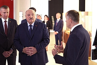 Лукашенко принял участие в открытии музея Славы Могилевщины