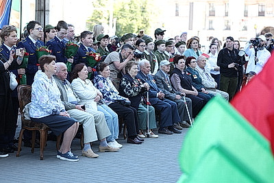 Уникальный передвижной музей \"Поезд Победы\" встретили в Минске