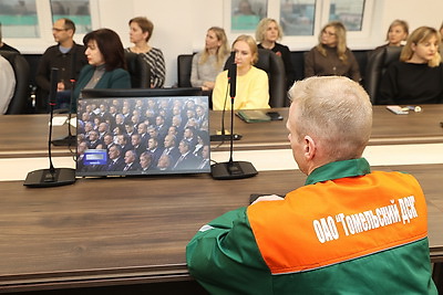 Прямую трансляцию Послания Президента на ВНС смотрят в регионах Беларуси