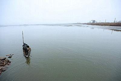 Осенью в рыбхозах пересаживают рыбу на зиму