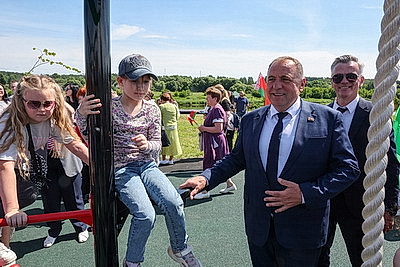 \"Спорт для всех\": новая многофункциональная площадка появилась в Шклове