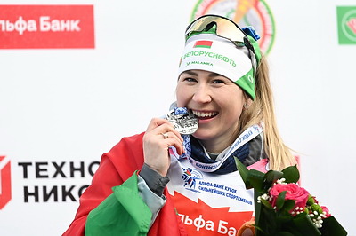 Смольская стала второй в гонке преследования на Кубке сильнейших спортсменов