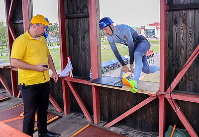 В Гомеле проходит чемпионат Беларуси по пожарно-спасательному спорту