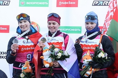 Масс-старты завершили программу Кубка сильнейших спортсменов по биатлону в \"Раубичах\"