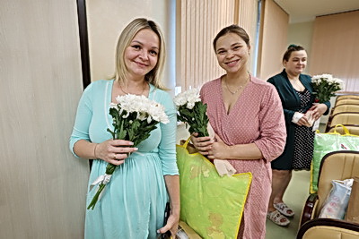 В Минске поздравили мам, родивших детей в День города