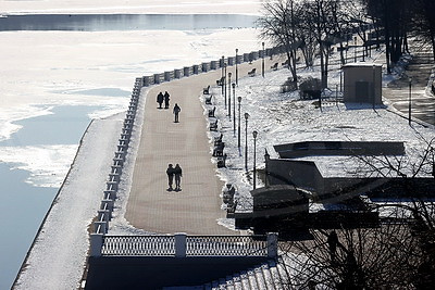Зимний день в Гомельском парке