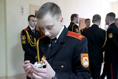 Военную кафедру открыли на базе Белорусско-Российского университета