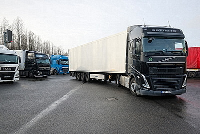 В пунктах размещения на границе с Литвой организованы все необходимые условия для комфортного ожидания водителей