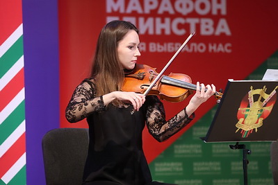 Игра на бис и творческий урок. В Гродненском колледже искусств дал мастер-класс Президентский оркестр