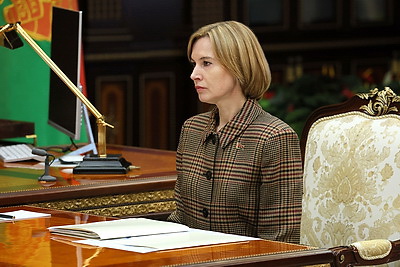 Лукашенко принял с докладом первого заместителя главы Администрации